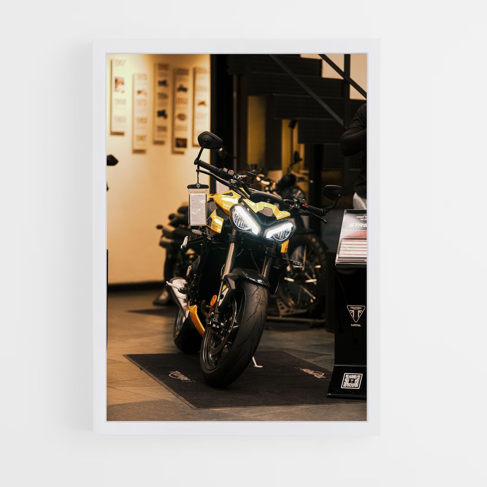 Poster Street triple r élégant – affiche Triumph (vue 3)